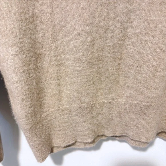 QUINCE Mongolian Cashmere Crewneck Sweater Oatmeal Size Small Women’s - Picture 7 of 9